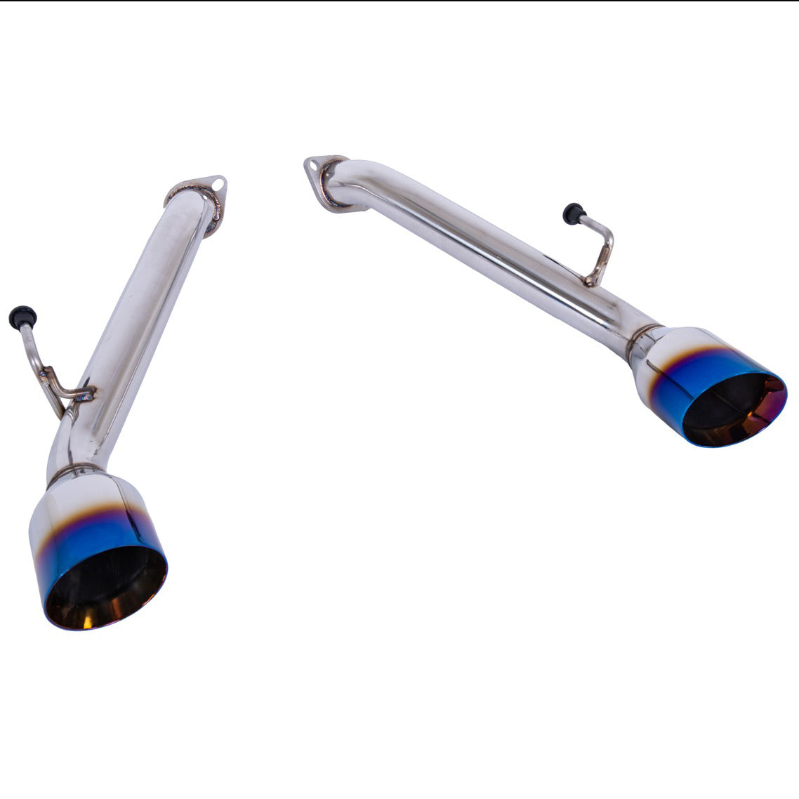 2017Present Infiniti Q60 Muffler Delete Dual Burnt Tips Exhaust EOS