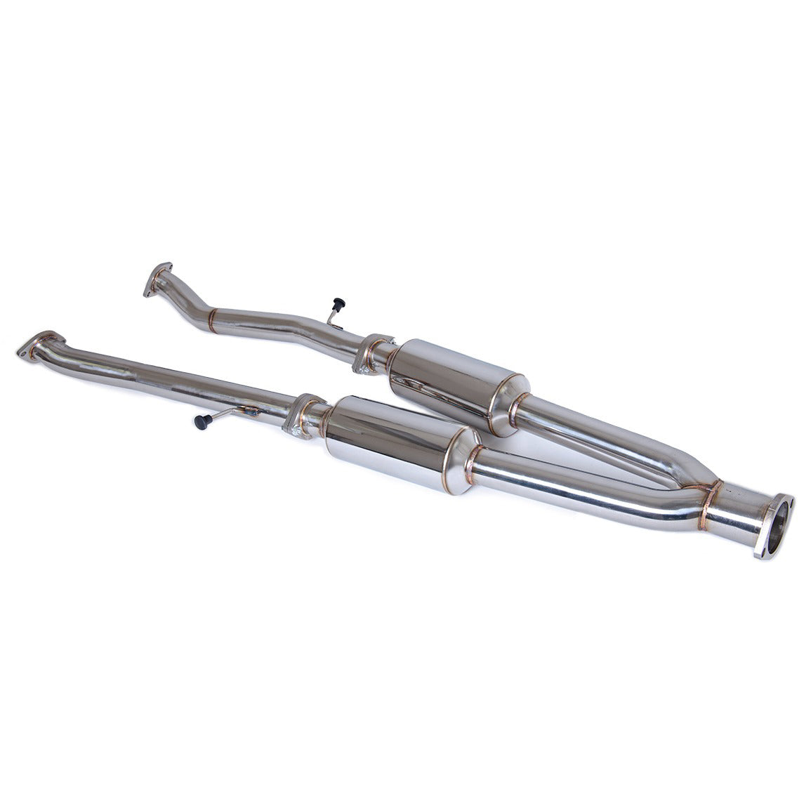 Infiniti Q50 Axle-Back Exhaust – Stainless Steel, Dual Burnt Tips (2014-Present Models)
