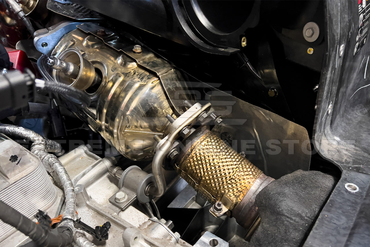 2020-Present Chevrolet Corvette C8 Base Long Tube Header & Down Pipe