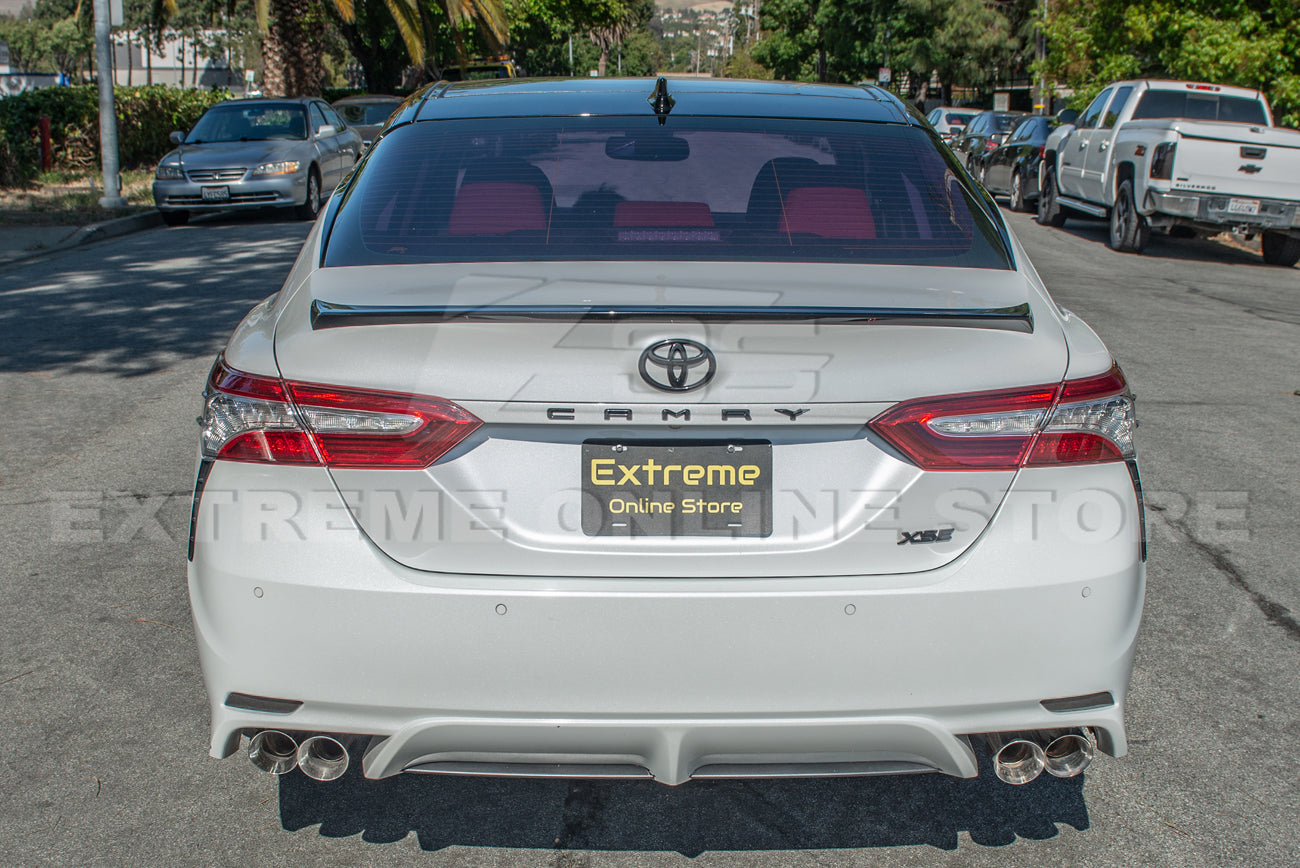 2018-Present Toyota Camry Muffler Delete Axle Back Quad Burnt Tips Exhaust