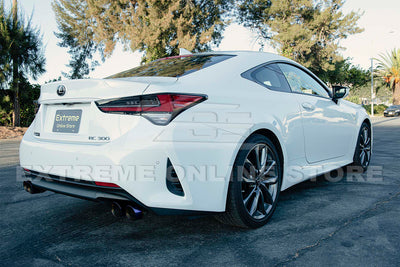 2015-Present Lexus RC200t RC300 RC350 Muffler Delete Axle Back Quad Burnt Tips Exhaust