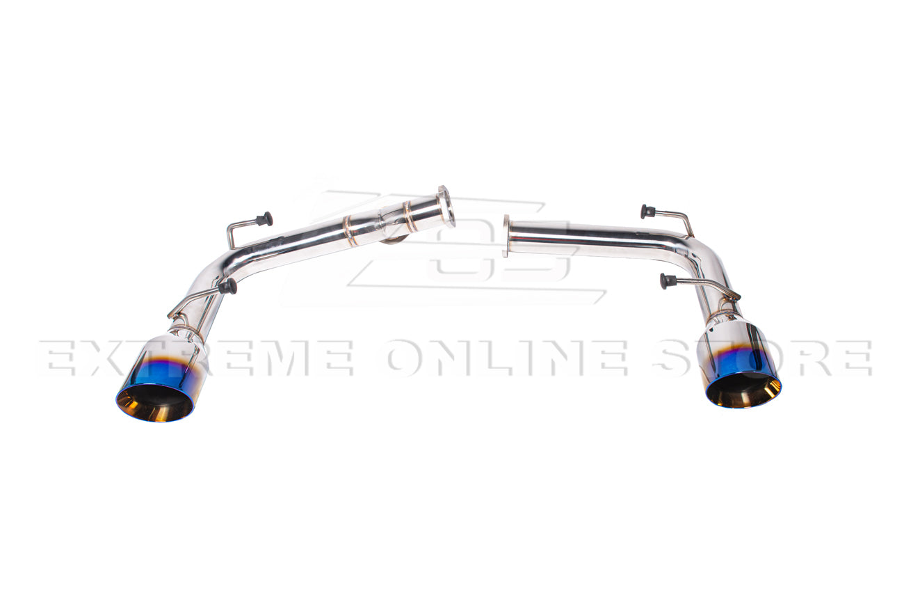 2022-Present Toyota GR86 Subaru BRZ Cat Back Dual Burnt Tips Exhaust Kit