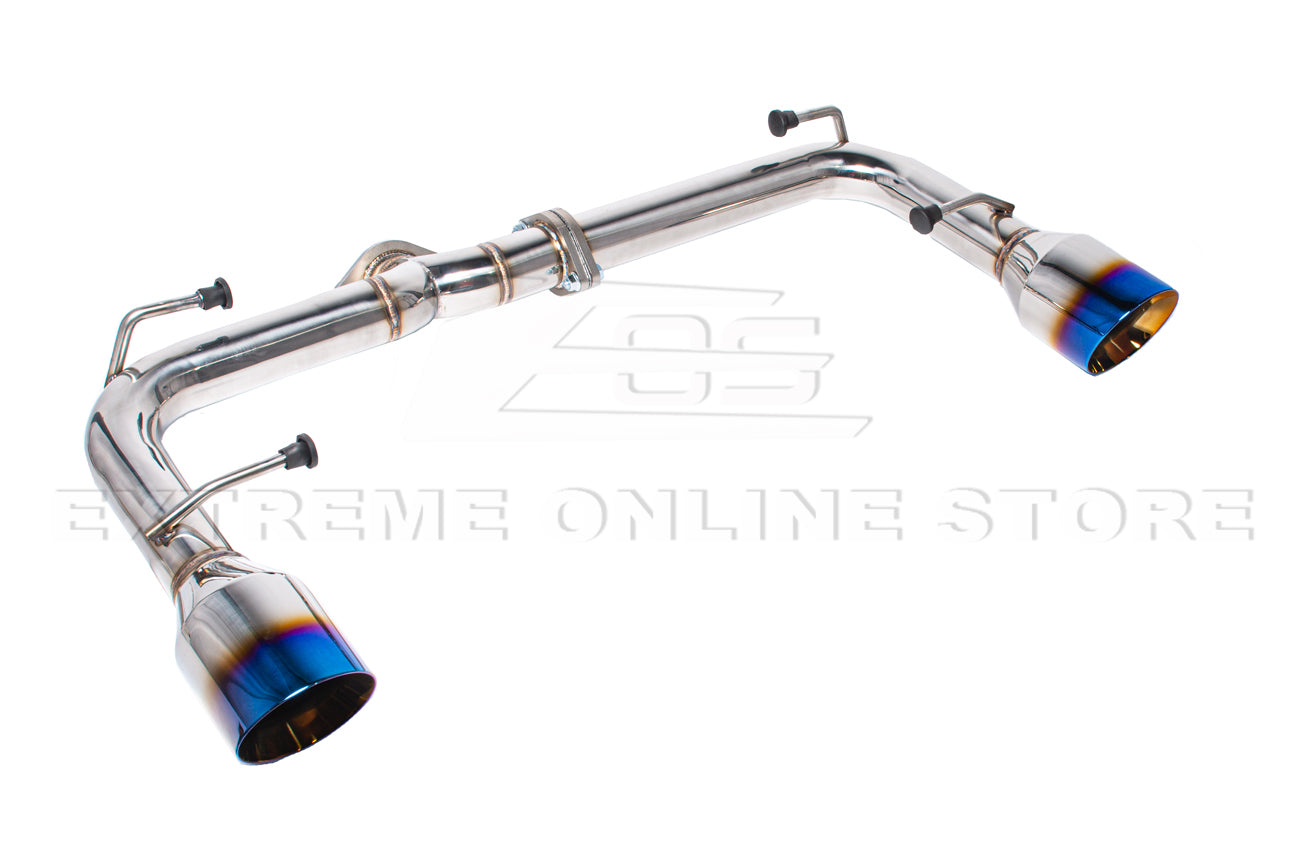 2022-Present Toyota GR86 Subaru BRZ Cat Back Dual Burnt Tips Exhaust Kit