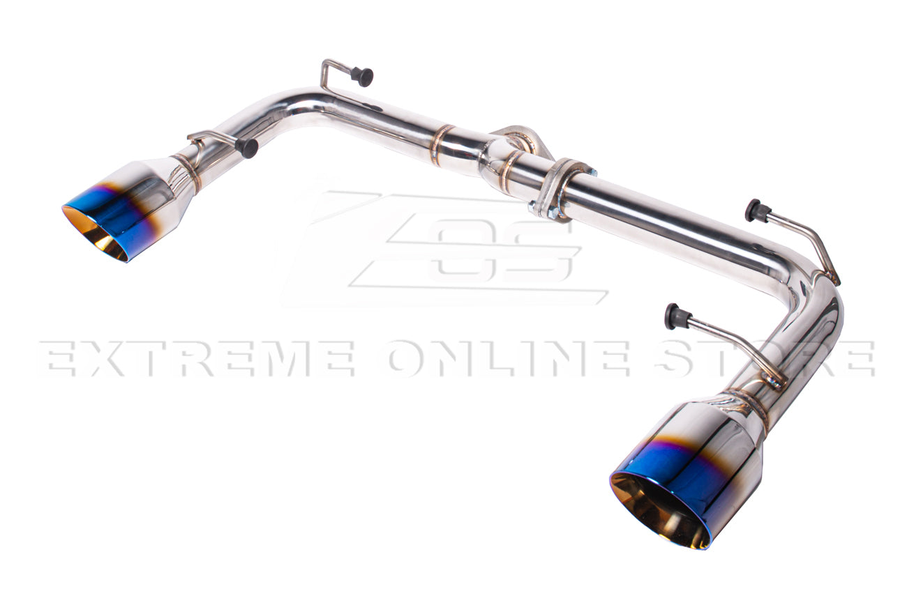 2022-Present Toyota GR86 Subaru BRZ Muffler Delete Burnt Tip Axle Back Exhaust