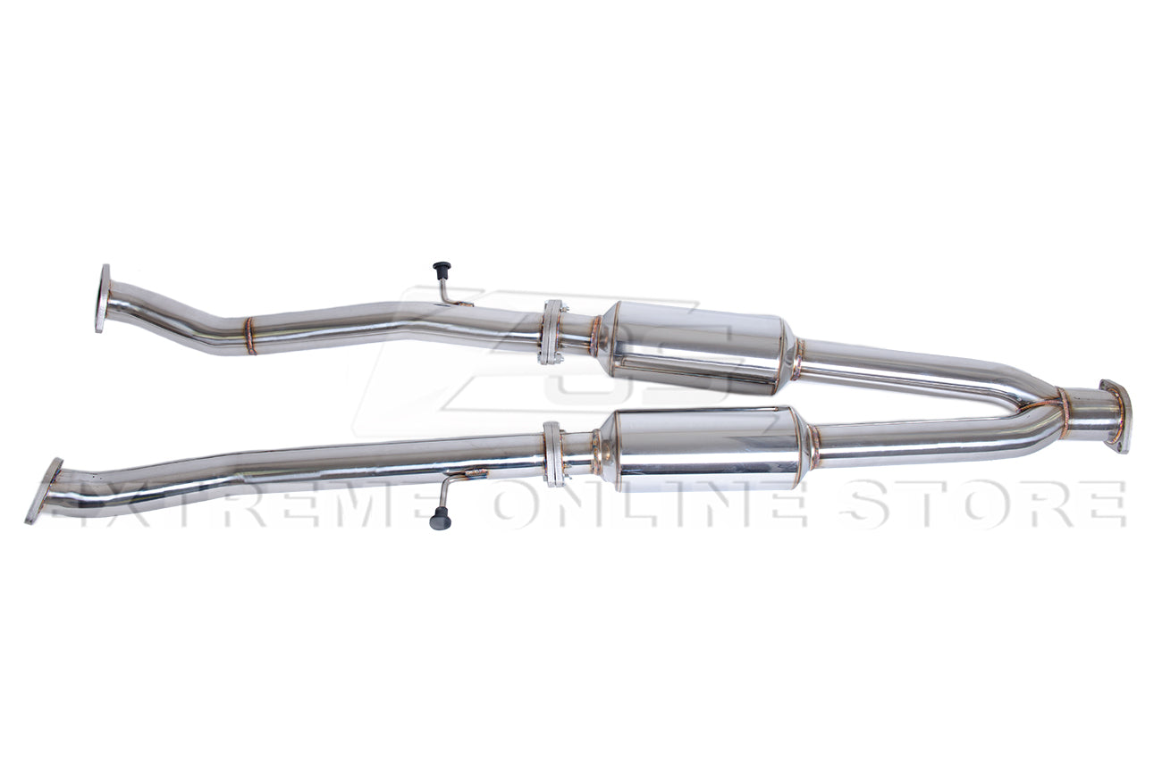 2009-2021 Nissan 370Z / 2014-Present Infiniti Q50 Mid Pipe Muffler Delete Axle Back Exhaust Kit