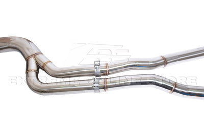 2020-Present Toyota A90 A91 GR Supra Non Resonated Burnt Tips Cat Back Exhaust