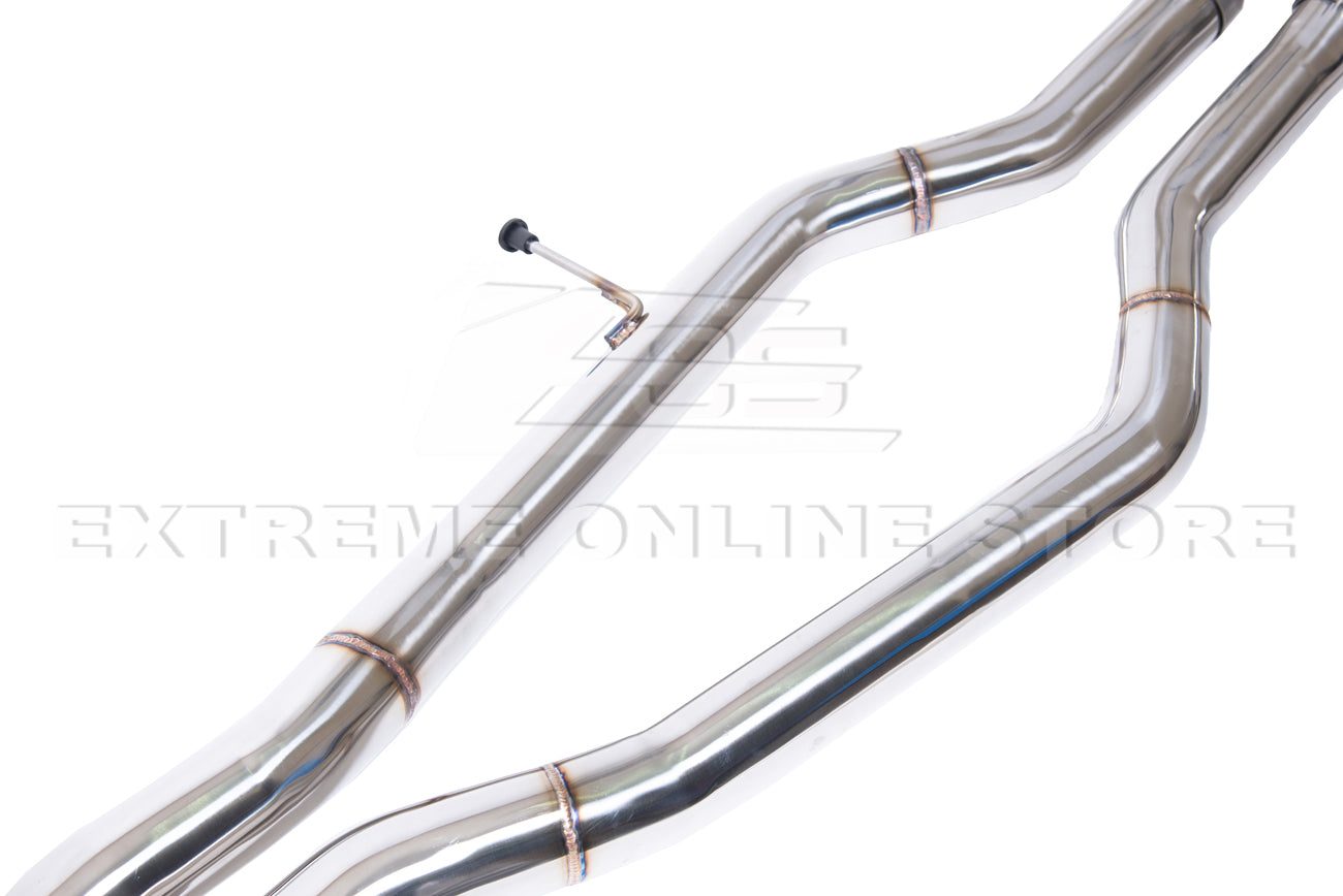 2020-Present Toyota A90 A91 GR Supra Non Resonated Burnt Tips Cat Back Exhaust