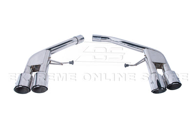 2014-2021 Porsche Macan Muffler Axle Back Quad Tips Exhaust