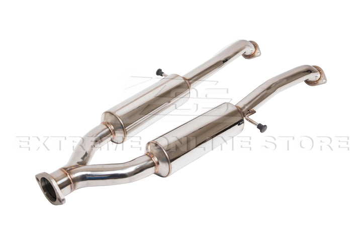 2009-2021 Nissan 370Z Z34 Resonated Mid Pipe Muffler Delete
