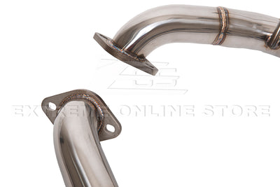 2011-2014 Subaru Impreza WRX STi Muffler Delete Axle Back Burnt Tips Exhaust