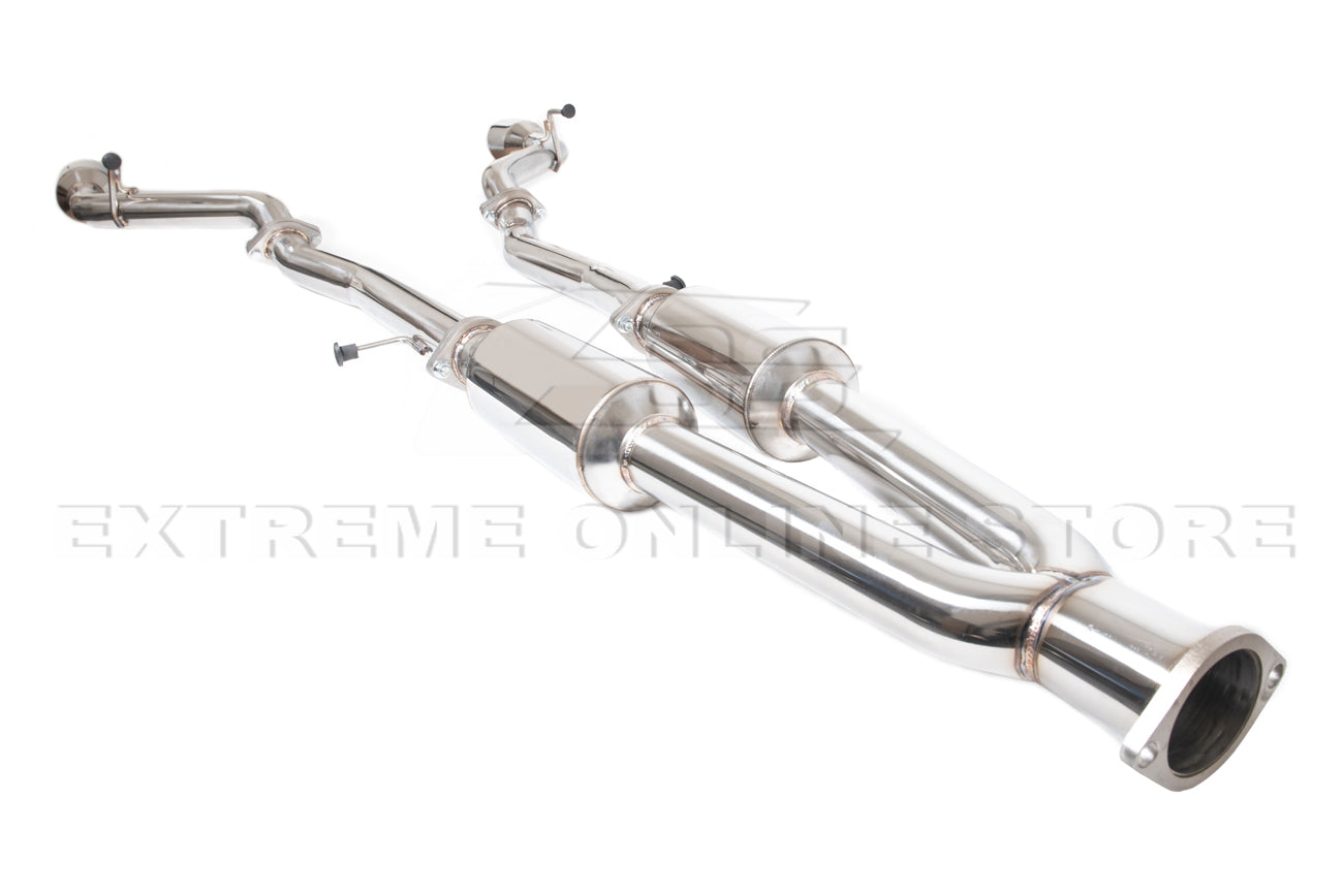 2009-2021 Nissan 370Z / 2014-Present Infiniti Q50 Mid Pipe Muffler Delete Axle Back Exhaust Kit