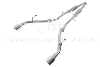 2009-2021 Nissan 370Z / 2014-Present Infiniti Q50 Mid Pipe Muffler Delete Axle Back Exhaust Kit