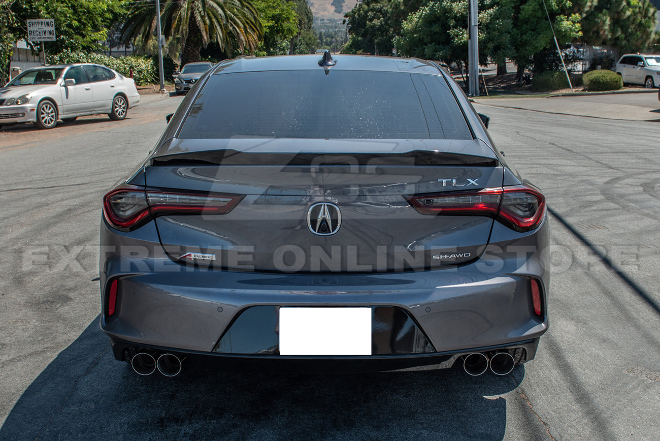 2021-Present Acura TLX Muffler Delete Axle Back Quad Burnt Tips Exhaust