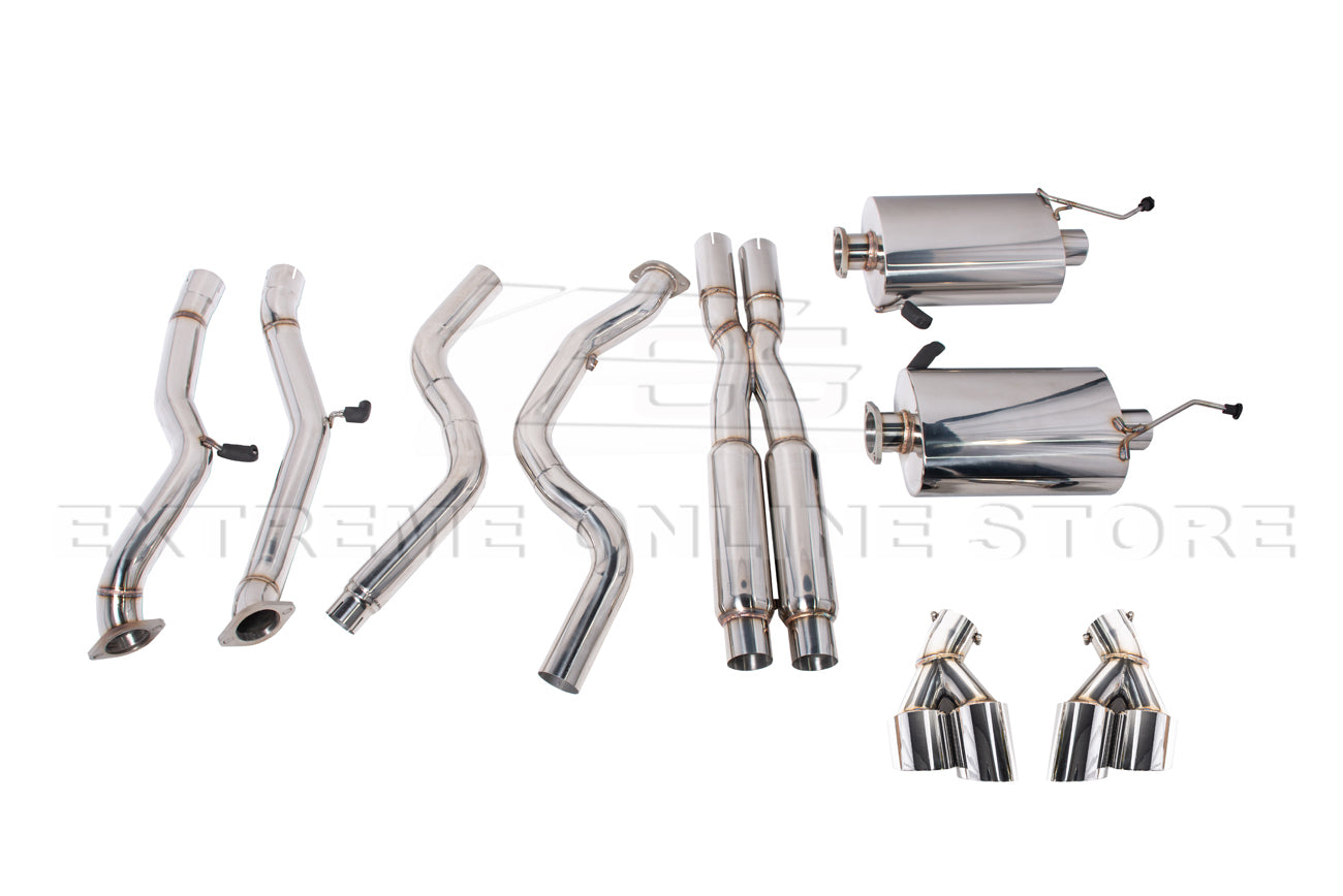 2016-Present Chevrolet Camaro V8 Coupe Quad Tips Cat Back Exhaust