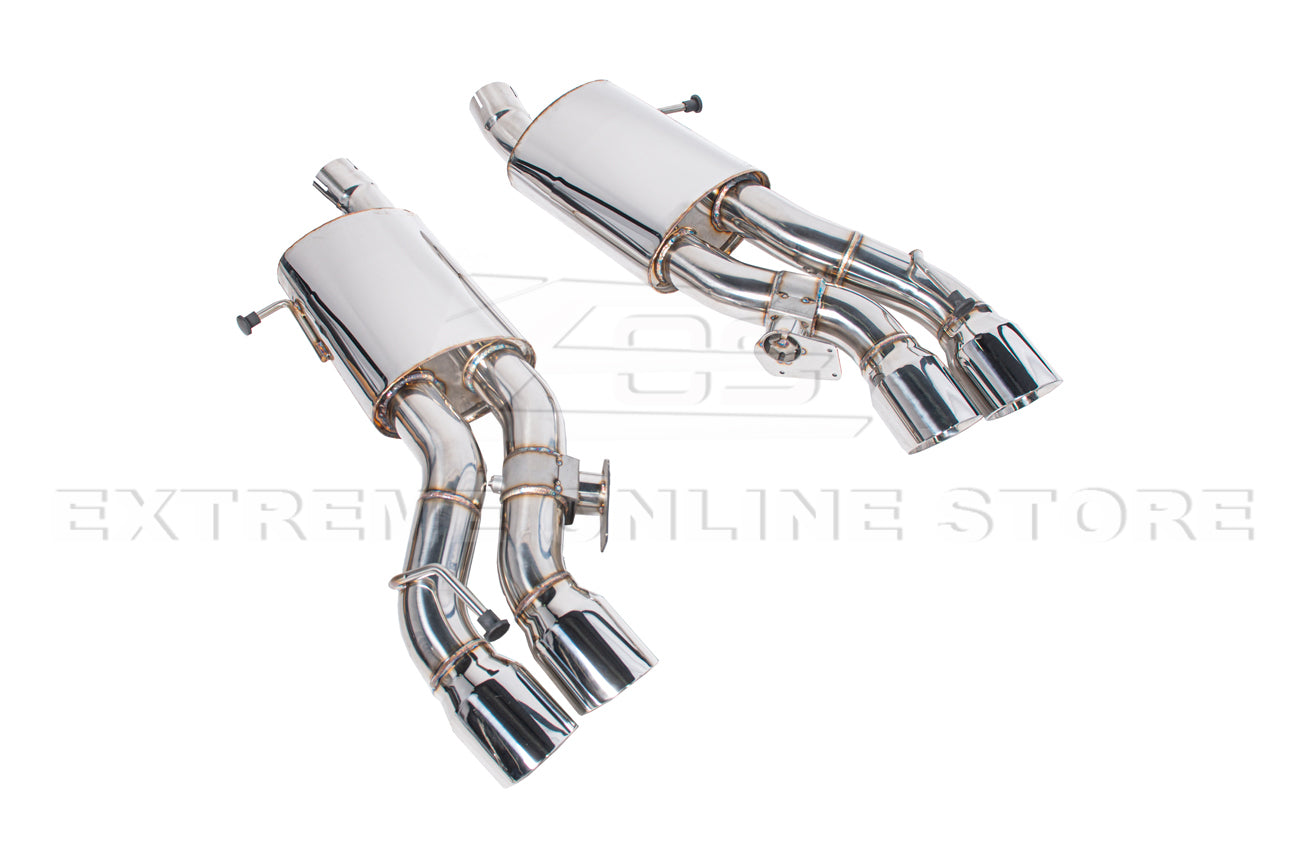 2016-2019 Cadillac CTS-V Muffler Axle Back Quad Tips