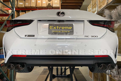 2015-Present Lexus RC200t RC300 RC350 Muffler Delete Axle Back Quad Tips Exhaust