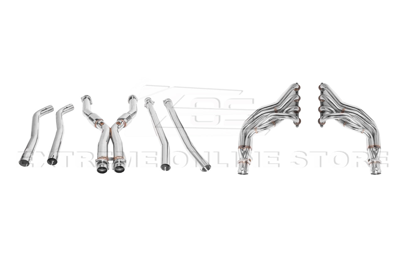 2009-2014 Cadillac CTS-V Long Tube Headers & Resonated Mid Pipe