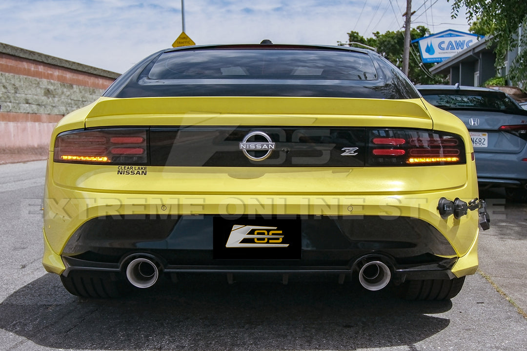 2023-Present Nissan 400Z RZ34 Muffler Delete Axle Back Dual Burnt