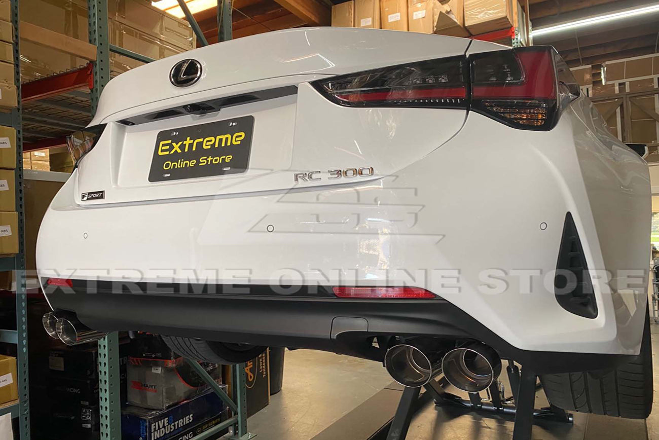 2017-2020 Lexus IS200t IS300 IS350 Muffler Delete Axle Back Quad Tips Exhaust