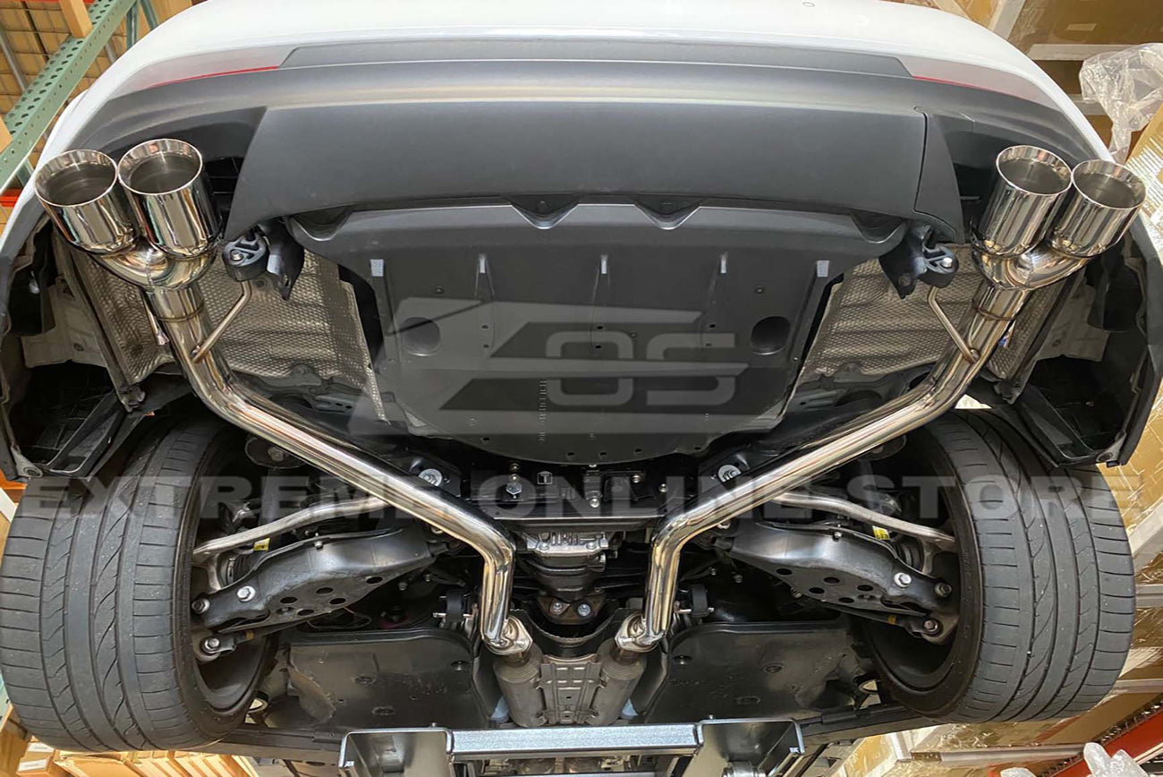 2017-2020 Lexus IS200t IS300 IS350 Muffler Delete Axle Back Quad Tips Exhaust