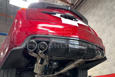 2016-2019 Cadillac CTS-V Muffler Axle Back Quad Tips