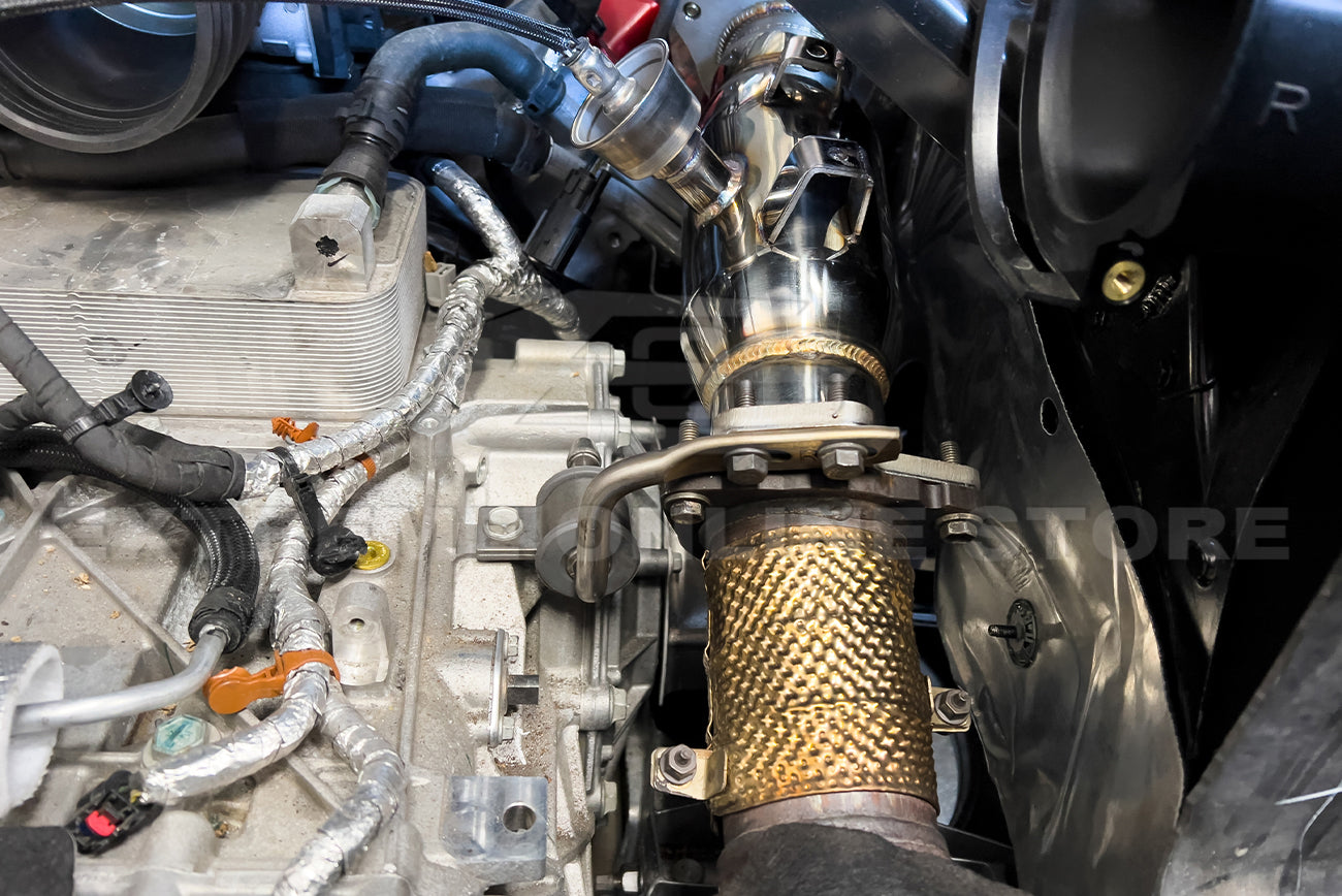 2020-Present Chevrolet Corvette C8 Base Long Tube Header & Down Pipe