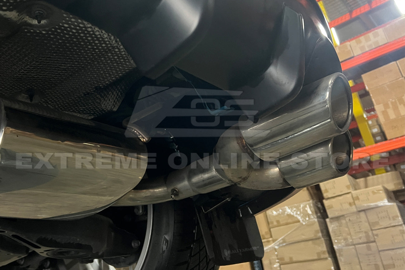 2019-Present Toyota Corolla Hatchback Burnt Tips Cat Back Exhaust