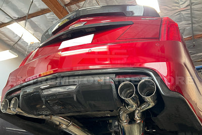 2016-2019 Cadillac CTS-V Muffler Axle Back Quad Tips