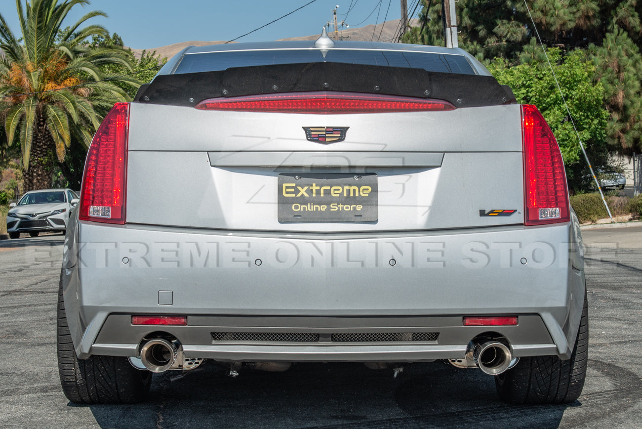 2009-2015 Cadillac Gen 2 CTS-V Sedan Axle Back Dual Tips Exhaust W/ Valve Control