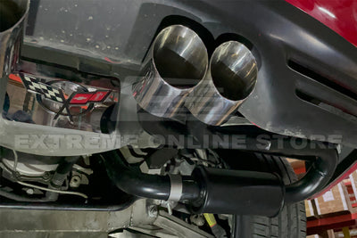 1997-2004 Chevrolet Corvette C5 Muffler Axle Back Quad Tips Exhaust