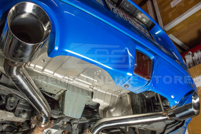 2009-2021 Nissan 370Z Z34 Muffler Delete Axle Back Burnt Tips Exhaust