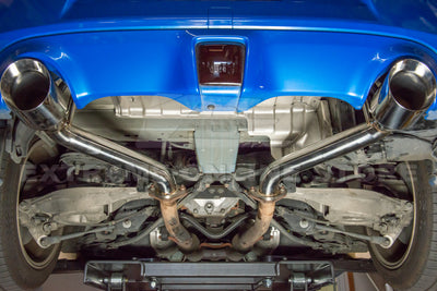 2009-2021 Nissan 370Z Z34 Muffler Delete Axle Back Burnt Tips Exhaust