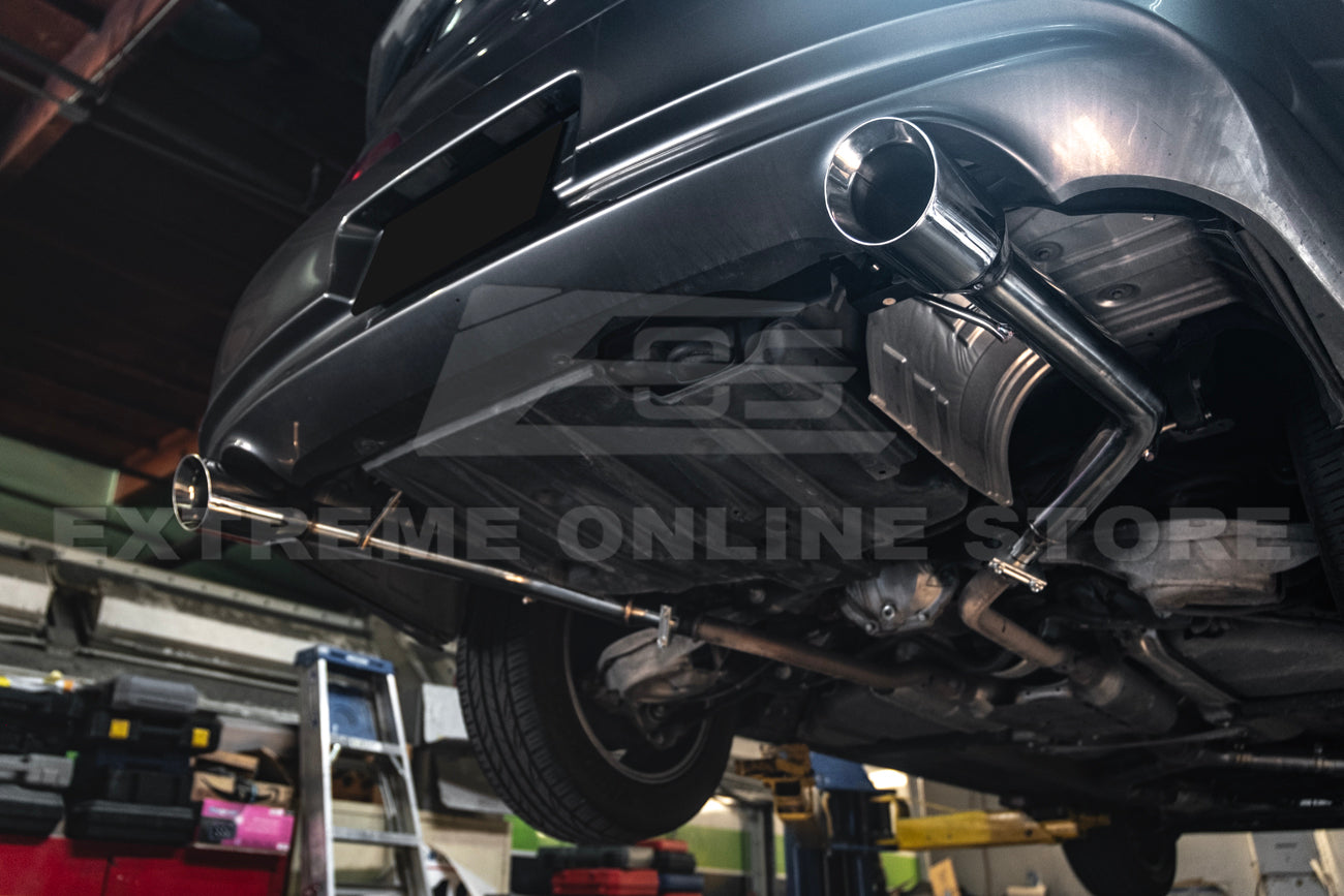 2007-2014 Infiniti G35 G37 Sedan Muffler Delete Axle Back Dual Tips Exhaust