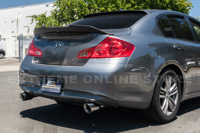 2007-2014 Infiniti G35 G37 Sedan Muffler Delete Axle Back Dual Tips Exhaust