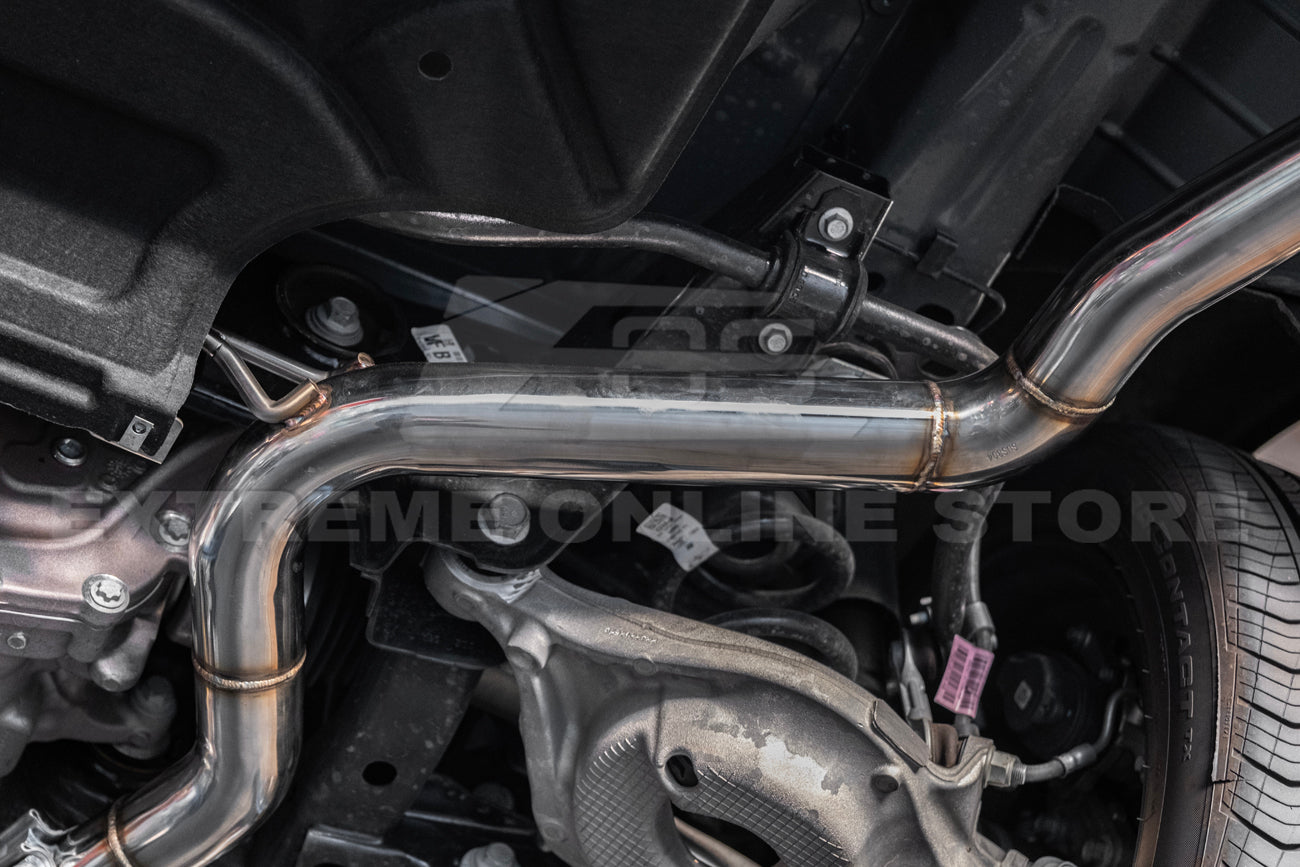 2024-Present Ford Mustang GT Muffler Delete Axle Back Dual Tips Exhaust