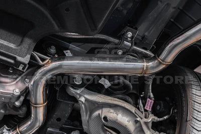 2024-Present Ford Mustang GT Muffler Delete Axle Back Dual Burnt Tips Exhaust