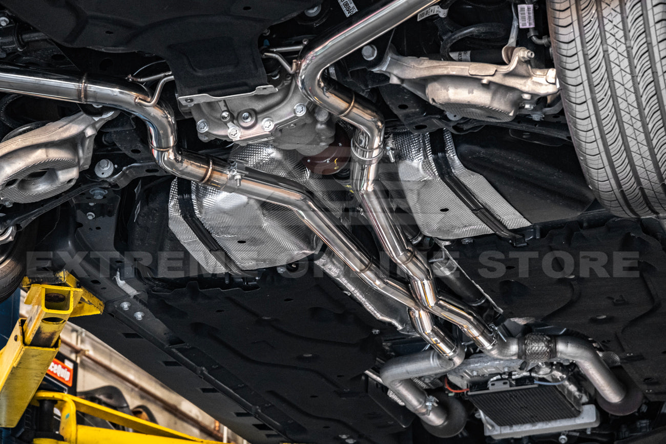 2024-Present Ford Mustang GT Straight Through Cat Back Dual Tips Exhaust