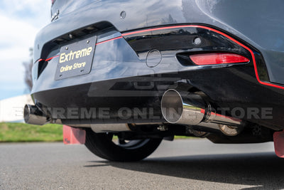 2019-Present Mazda 3 Hatchback Axle Back Dual Tips Muffler Exhaust