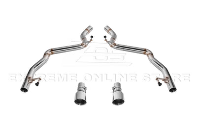 2024-Present Ford Mustang GT Muffler Delete Axle Back Dual Tips Exhaust