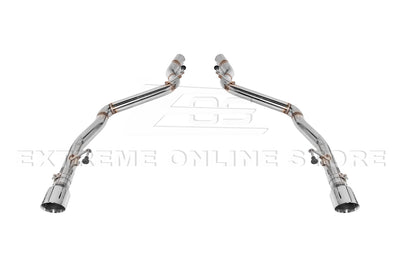 2024-Present Ford Mustang GT Muffler Delete Axle Back Dual Tips Exhaust