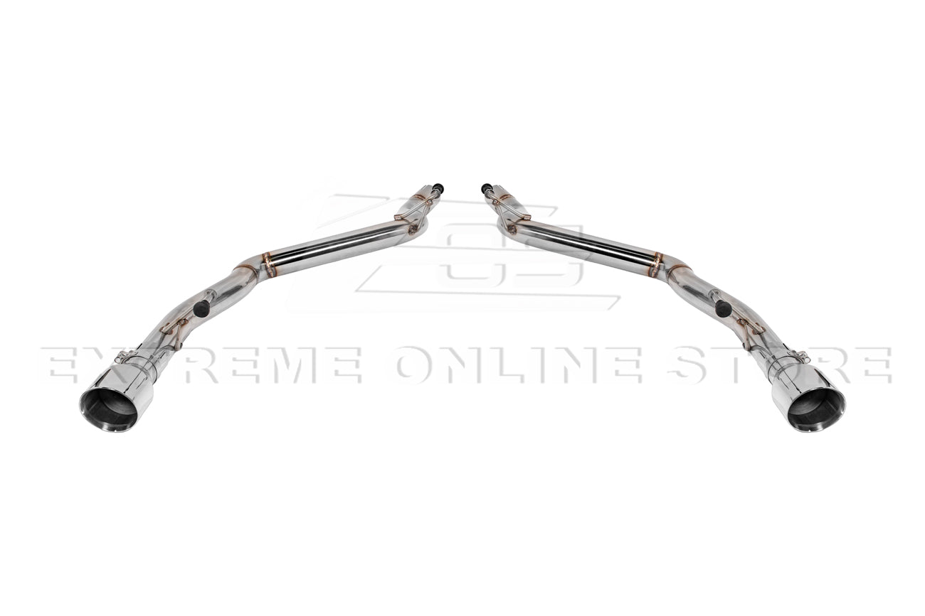 2024-Present Ford Mustang GT Muffler Delete Axle Back Dual Tips Exhaust