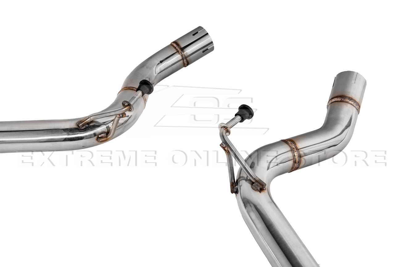 2024-Present Ford Mustang GT Muffler Delete Axle Back Dual Tips Exhaust