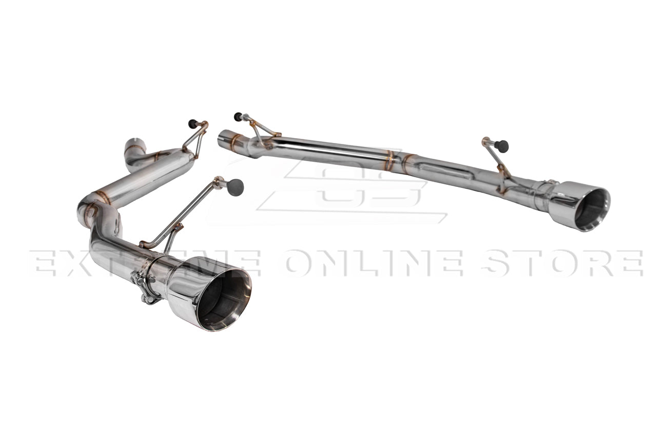 2024-Present Ford Mustang GT Muffler Delete Axle Back Dual Tips Exhaust