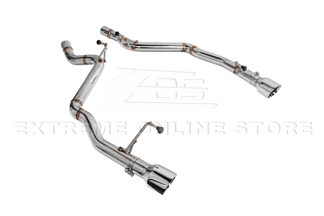 2024-Present Ford Mustang GT Muffler Delete Axle Back Dual Tips Exhaust