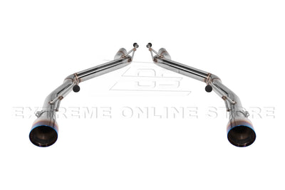 2024-Present Ford Mustang GT Muffler Delete Axle Back Dual Burnt Tips Exhaust