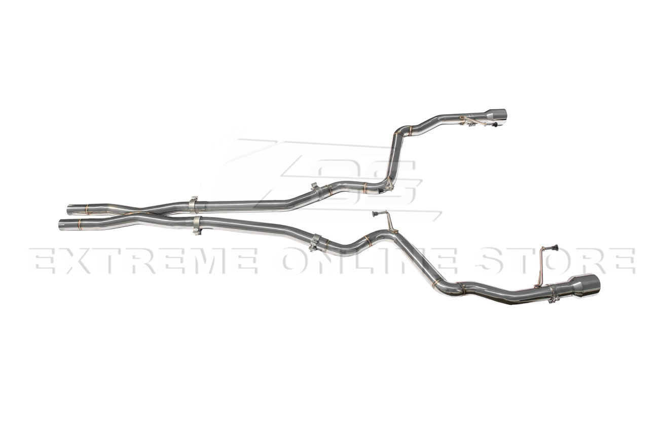 2024-Present Ford Mustang GT Straight Through Cat Back Dual Tips Exhaust