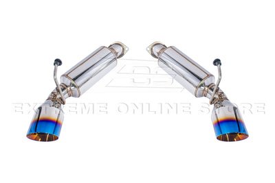 2008-2013 Infiniti G37 Coupe Muffler Axle Back Burnt Tips Exhaust