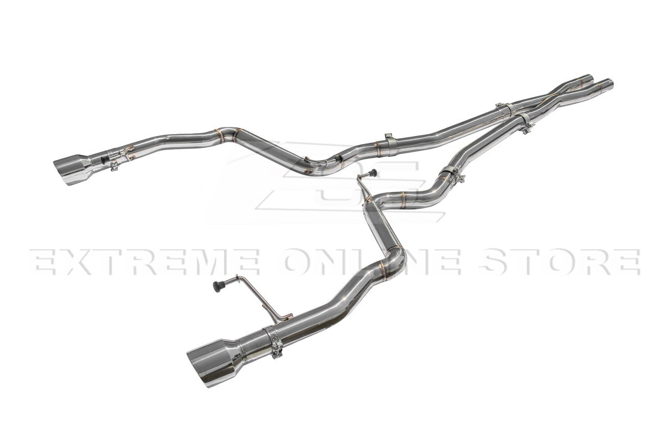 2024-Present Ford Mustang GT Straight Through Cat Back Dual Tips Exhaust