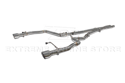 2024-Present Ford Mustang GT Straight Through Cat Back Dual Tips Exhaust