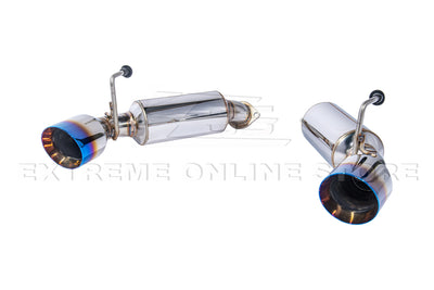 2009-2021 Nissan 370Z Muffler Axle Back Burnt Tips Exhaust
